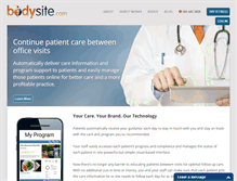 Tablet Screenshot of bodysite.com